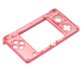Replacement Mid-Frame Housing Compatible with Nintendo (Game Console Parts) Nintendo 3DS (Red)