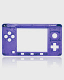 Replacement Mid-Frame Housing Compatible with Nintendo (Game Console Parts) Nintendo 3DS (Purple)