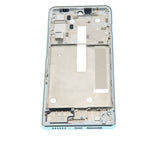 Replacement Mid-Frame Housing Compatible with Motorola Moto G200 5G (XT2175 / 2022) (Glacier Blue)