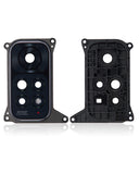 Replacement Back Camera Lens With Bracket / Bezel Compatible with Xiaomi Redmi Note 11 (Graphite Gray)