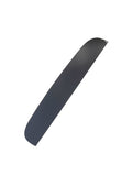 Replacement Top And Bottom Back Glass Panels Compatible with Motorola Moto Z (XT1650 / 2016) / Z Force Droid (Black)