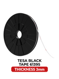 Double-Sided Acrylic Black Tape (3MM x 25M) (Tesa Model # 61395) Compatible with tesa