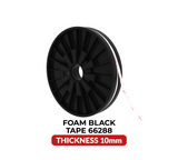 Double-Sided Shock Absorbing Foam Black Tape (10MM x 25M) (Tesa Model # 66822) Compatible with tesa