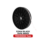 Double-Sided Shock Absorbing Foam Black Tape (7MM x 25M) (Tesa Model # 66822) Compatible with tesa