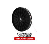 Double-Sided Shock Absorbing Foam Black Tape (5MM x 25M) (Tesa Model # 66822) Compatible with tesa
