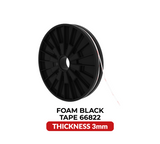 Double-Sided Shock Absorbing Foam Black Tape (3MM x 25M) (Tesa Model # 66822) Compatible with tesa