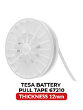 Replacement Bond & Detach Tape (Battery Adhesive) (12MM X 25M) (Tesa Model # 67210) Compatible with tesa