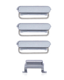 Replacement Hard Buttons (Power / Volume / Switch) Compatible with Apple iPhone 6S (Space Gray)