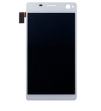Replacement LCD Assembly With Frame Compatible with Sony Xperia C4 (E5303: E5306: E5333: E5343: E5353: E5363) (Refurbished) (White)