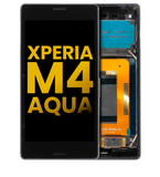 Replacement LCD Assembly With Frame Compatible with Sony Xperia M4 Aqua (E2303 / E2306 / E2353 / E2363) (Black)