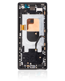 Replacement LCD Assembly With Frame Compatible with Sony Xperia 1 (Refurbished) (Black)