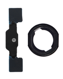 Replacement Home Button Holding Bracket With Rubber Gasket Compatible with Apple iPad 5 (2017) / iPad 6 (2018) / iPad 7 (2019) / iPad 8 (2020) / iPad 9 (2021) (10 Pack)