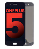 Replacement OLED Assembly Without Frame Compatible with OnePlus 5 (Aftermarket Plus) (Black)