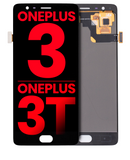 Replacement OLED Assembly Without Frame Compatible with OnePlus 3 / OnePlus 3T (Aftermarket Plus) (Black)