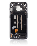 Replacement OLED Assembly With Frame Compatible with OnePlus 6T (A6010 / A6013) (Aftermarket Plus) (Mirror Black)
