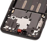 Replacement OLED Assembly With Frame Compatible with OnePlus 6T (A6010 / A6013) (Aftermarket Plus) (Midnight Black)