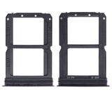 Replacement Dual Sim Card Tray Compatible with OnePlus 6T (A6010 / A6013) (Midnight Black)