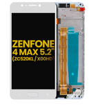 Replacement LCD Assembly With Frame Compatible with Asus ZenFone 4 Max 5.2" (ZC520KL / 2017) (Refurbished) (White)