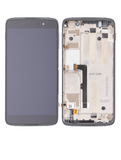 Replacement LCD Assembly With Frame Compatible with BlackBerry DTEK50 (Refurbished) (Black)