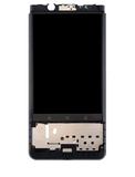 Replacement LCD Assembly With Frame Compatible with BlackBerry KEYone (Refurbished) (Black)