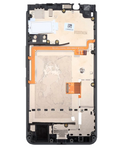 Replacement LCD Assembly With Frame Compatible with BlackBerry KEYone (Refurbished) (Black)