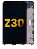 Replacement LCD Assembly With Frame Compatible with BlackBerry Z30 (Verizon Model Only) (Black)