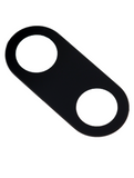 Replacement Back Camera Lens (Glass Only) With Adhesive Compatible with BlackBerry KEY2 (BBF100 Series)
