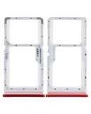 Replacement Sim Card Tray Compatible with Xiaomi Redmi Note 8 Pro (Red)