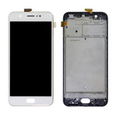 Replacement LCD Assembly With Frame Compatible with Vivo Y69 (Refurbished) (White)