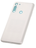 Replacement Back cover Glass Compatible with Motorola Moto G8 (XT2045-1 / 2020) (White Prism)