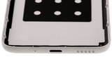 Replacement Back cover Glass Compatible with Motorola Moto G8 (XT2045-1 / 2020) (White Prism)