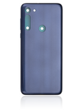 Replacement Back cover Glass Compatible with Motorola Moto G8 (XT2045-1 / 2020) / G Fast (XT2045-3 / 2020) (Neon Blue)