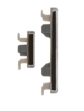 Replacement Hard Buttons (Power / Volume) Compatible with Motorola Moto G8 (XT2045-1 / 2020) / G Fast (XT2045-3 / 2020) (US Version) (Silver)