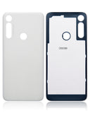 Replacement Back cover Glass Compatible with Motorola Moto G8 (XT2045-1 / 2020) / G Fast (XT2045-3 / 2020) (US Version) (Pearl Prism)