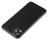 Replacement Back Housing W/ Small Components Pre-Installed Compatible with Apple iPhone 11 (No Logo) (Aftermarket Plus) (Black)