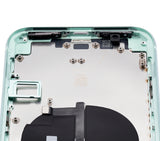 Replacement Back Housing W/ Small Components Pre-Installed Compatible with Apple iPhone 11 (No Logo) (Aftermarket Plus) (Green)