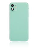 Replacement Back Housing W/ Small Components Pre-Installed Compatible with Apple iPhone 11 (No Logo) (Aftermarket Plus) (Green)