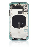Replacement Back Housing W/ Small Components Pre-Installed Compatible with Apple iPhone 11 (No Logo) (Aftermarket Plus) (Green)