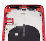 Replacement Back Housing W/ Small Components Pre-Installed Compatible with Apple iPhone 11 (No Logo) (Aftermarket Plus) (Red)