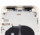 Replacement Back Housing W/ Small Components Pre-Installed Compatible with Apple iPhone 11 (No Logo) (Aftermarket Plus) (White)