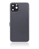 Replacement Back Housing W/ Small Components Pre-Installed Compatible with Apple iPhone 11 Pro (No Logo) (Aftermarket Plus) (Space Gray)