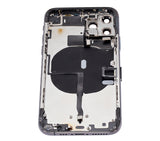 Replacement Back Housing W/ Small Components Pre-Installed Compatible with Apple iPhone 11 Pro (No Logo) (Aftermarket Plus) (Space Gray)