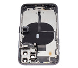 Replacement Back Housing W/ Small Components Pre-Installed Compatible with Apple iPhone 11 Pro (No Logo) (Aftermarket Plus) (Space Gray)