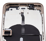 Replacement Back Housing W/ Small Components Pre-Installed Compatible with Apple iPhone 11 Pro (No Logo) (Aftermarket Plus) (Gold)