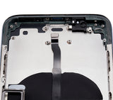 Replacement Back Housing W/ Small Components Pre-Installed Compatible with Apple iPhone 11 Pro (No Logo) (Aftermarket Plus) (Midnight Green)