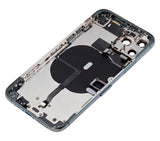 Replacement Back Housing W/ Small Components Pre-Installed Compatible with Apple iPhone 11 Pro (No Logo) (Aftermarket Plus) (Midnight Green)