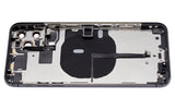 Replacement Back Housing W/ Small Components Pre-Installed Compatible with Apple iPhone 11 Pro Max (No Logo) (Aftermarket Plus) (Space Gray)
