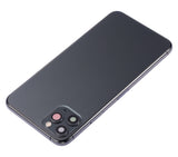 Replacement Back Housing W/ Small Components Pre-Installed Compatible with Apple iPhone 11 Pro Max (No Logo) (Aftermarket Plus) (Space Gray)