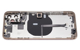 Replacement Back Housing W/ Small Components Pre-Installed Compatible with Apple iPhone 11 Pro Max (No Logo) (Aftermarket Plus) (Gold)