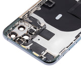 Replacement Back Housing W/ Small Components Pre-Installed Compatible with Apple iPhone 11 Pro Max (No Logo) (Aftermarket Plus) (Midnight Green)